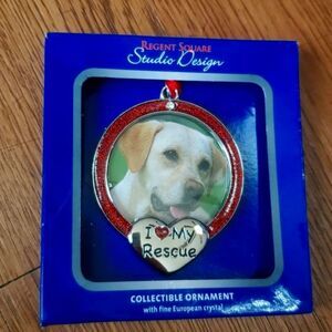 Rescue Pet Photo Christmas Ornament